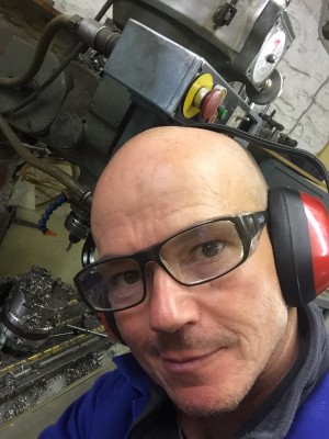 selfie in workshop